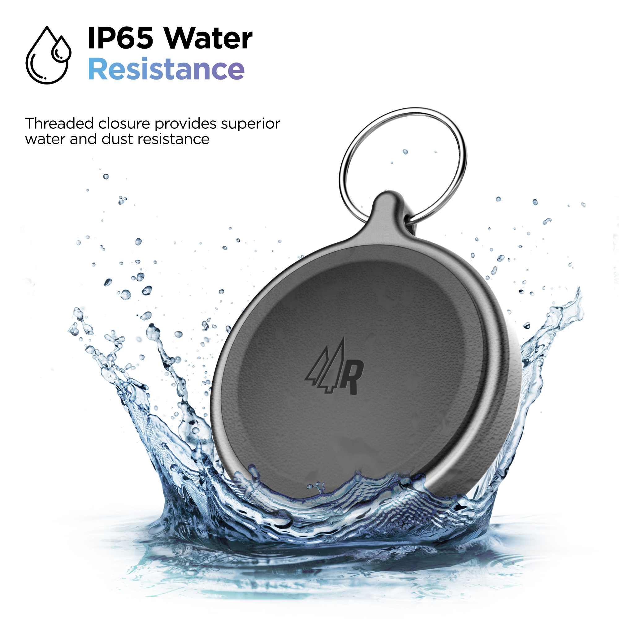 Rangland Airtag Waterproof Keychain Holder 2 Pack Rangland