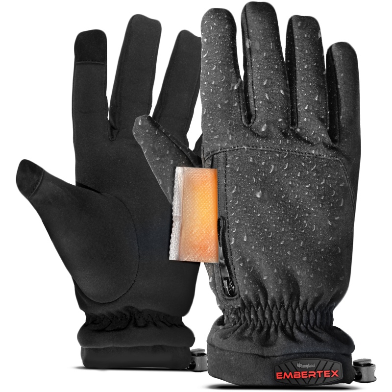 Heated Winter Gloves with Hand Warmers - Adult Medium